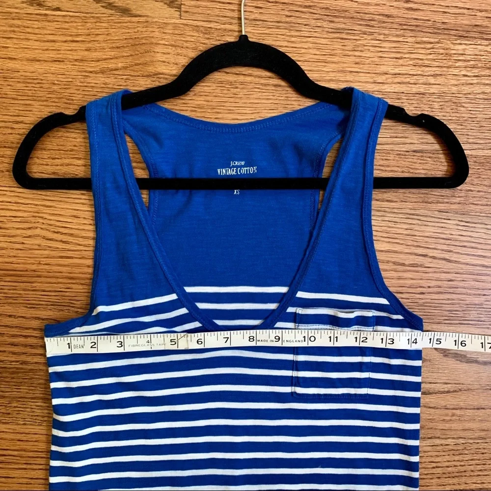 J. CREW | Vintage Striped Cotton Tank Top